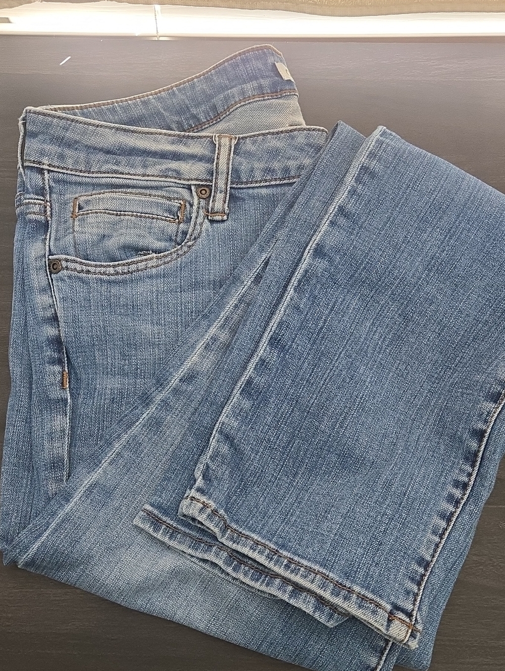Orvis Classic Women's Light Blue Denim Jeans Sz 10